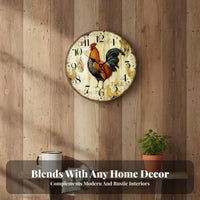 Decorative Wall Clock Silent Sweeping Mechanism Non-Ticking Wall Clock Timekeeping for Living Room, Bedroom, Kitchen