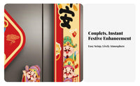 Couplets, Horse Year, Creative Holiday Door Decor, Fu Sticker