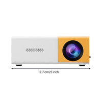 Portable Mini Display Device Compact Display Device with Controller Control 1080p Supported Tabletop for Children, Families, Movie Nights, Bedroom, Living Room