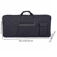 Keyboard Case with Handle Padded Keyboard Carrying Bag Electronic Piano Bag Soft-Sided Safeguarding for Musicians, Rehearsals
