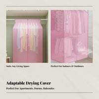 Hanging Portable Dryer Cover, Foldable Wardrobe Cover, Quick Dry Clothes Drying Machine Fabric