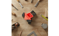 4 Pieces 90-Degree Spring Clamp with Right Angle Compact Picture Frame Clamp Strong Sturdy for Drilling
