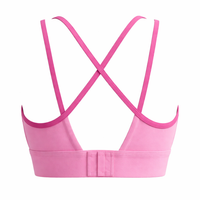 Sports Bras Women with Padded Cups for Running and Gym, Quick Dry Nylon Spandex with Racerback Design, Adjustable Hook Closure