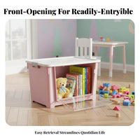 Front-front-accessing Stackable Box Transparent frame Household Storage Large Capacity