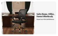 Adjustable Height Rolling Mesh Task Chair 360-Degree Swivel Mesh Back Rolling Chair Reclining Backrest Computer Seat Ergonomic Design for Distant Workers, Students, Adults, Conference Room, Bedroom