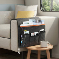 Sofa Armrest Organizer Rectangular Sofa Armrest Storage Organizer Soft Material
