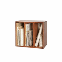 Solid Wood Wooden Desktop Bookshelf Distressed Finish Desktop Bookshelf Space-Saving Design Wooden Desk Shelf Multifunctional for Professionals, Home Decorators, Homeowners, Study Room, Bedroom