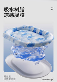 猫咪冰垫宠物夏天凉席夏季降温猫冰窝沙发睡觉狗狗避暑久睡不热