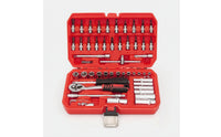 72-Tooth Socket Wrench Set Portable Socket Set with Case Compact Tools Long-Lasting for Roadside Emergencies