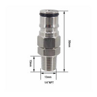 1/4 Inch NPT Ball Lock Fitting Ball Lock Post