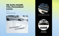Rear Metallic Guard & Trim for GLK, Fits 2009-2015