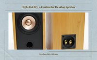 HiFi desktop speakers with deep bass