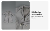 Doll Trench Coat Long Sleeves Knee Length BJD Trench Coat