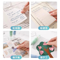 长立按动点点胶双面胶透明胶带儿童手工点胶笔贴纸手账胶带文具