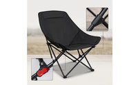 Adjustable Folding Camping Chair Padded Folding Moon Chair Foldable Portable for Campers, Beachgoers, Beach, Picnics