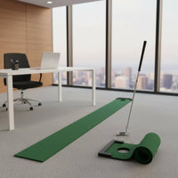 Golf Putting Mat Non-Slip Putting Practice Mat Portable Athletic Gear for Beginners