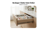 Expandable Compartment Box Extendable Design Drawer Insert Space-Saving