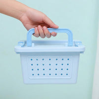 Hamster Carrier and Small Pet Transport Cage, PP Travel Carrier with Fasten-on Lid and Top Handle for Small Animal Travel