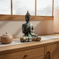 Southeast Asian Buddha Ornament Meditation Inspired for Entryway, Living Room