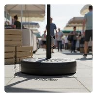 Water-Fill Umbrella Base Weather Resistant Fillable Umbrella Base for Market Stall