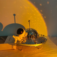 跨境DiscoBall飞碟复古迪斯科球圣诞玻璃家居摆件桌面反光装饰品