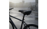 Inflatable Bike Saddle PU Leather Shock Absorbing Two-Wheeler Seat