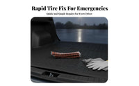 50 Strips Punctures Puncture Seal String Emergency Fix Tubeless Tire Repair Set Heavy Duty Vehicle Maintenance Supply Easy to Use for Auto Mechanics, DIY Enthusiasts, Not on-the-Road Riders, Garage, Workshop, Farm