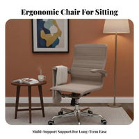 Ergonomic Mesh Chair with Headrest Adjustable Lumbar Support Highspine rotate Chair Quiet Rolling Casters robustDuty for players