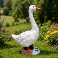 Goose Statue Outdoor Garden Goose Large for Yard, Patio, Gardeners, Homeowners