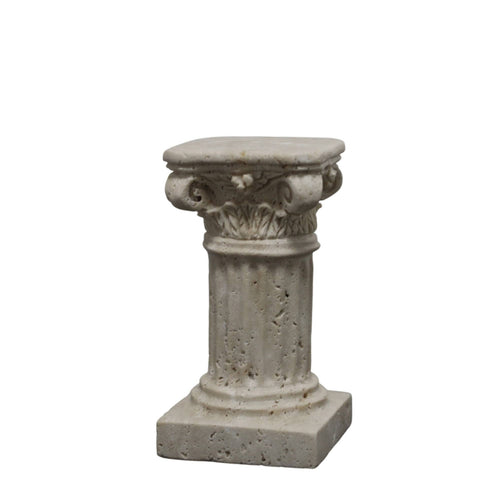 Roman Column with Base Fluted Roman Column Decorative for Mantel