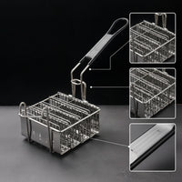 Tortilla Fryer Basket with Detachable Handle Versatile for Kitchen, Chefs