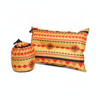 Soft Material Self-Inflating Pillow Compact Camping Pillow Portable Travel Cushion Ergonomic for Tent