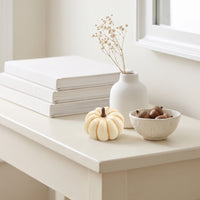 Foam Pumpkin Miniature Decorative Foam Pumpkins Fall Pumpkin with Stem for Tabletop