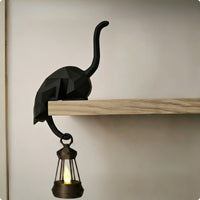 3D Printed Feline Hook Lightweight Feline Wall Hook Space-Saving for Desk