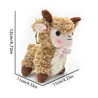 Xinjiang Little Sheep Plush Toy Stuffed Sheep Doll Pendant Keychain Cultural Tourism Souvenir Gift Wholesale