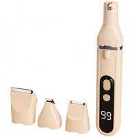 Pet Grooming Clipper 4-in-1 Electric Pet Trimmer Rechargeable USB