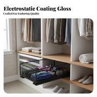 Sliding Wire Drawer Pull-pull-out Design Closet Organizer Mesh mesh panel for home users