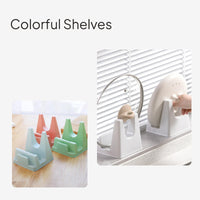 Pot Lid Holder and Cutting Board Rack Kitchen Organizer