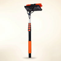 3-in-1 Solar Panel Cleaning Brush Telescoping Water Fed Pole Brush Extendable Cleaner No Ladders for Homeowners