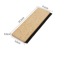 Wooden Lint Brush Comfortable Grip Cashmere Comb Gentle On Fabrics for Travel