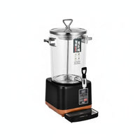 Automatic Steam Tea Brewer Fast Boiling Electric Tea Brewer Beverage Warmer Dispenser Boil-Dry Protection for Restaurant
