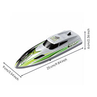 RC Speed Boat Self-Righting Distant Control Speed Boat LED Lights for Pond, Boys