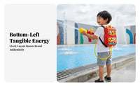 Lightweight Backpack Water Refillable Backpack Water Blaster Portable Child-Safe for Children, Toddlers, Backyard, Pool Parties, Beach