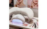 Elevated Design Butterfly Flap Manicure Pillow Waterproof Foldable Nail Lamp Hand Rest Resistant