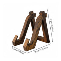 Wooden Book Stand Solid Wood Cookbook Holder Multipurpose Portable Reading Easel for Cooks, Students, Kitchen, Study Room, Restaurant