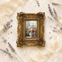 French Style Embossed Frame Gilded Finish Room Decoration for Showroom
