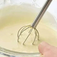 Stainless Steel Double-Ended Whisk Food-Grade Double-headedHead Whisk Dishwasher Safe Egg Beater Rust-Resistant for Home Cooks