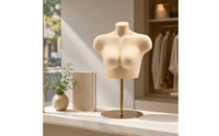 Height-Adjustable Half Body Mannequin