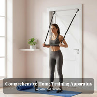 Shoulder Opener Door Anchor Resistance Band Set Easy Setup Resistance Bands Door Anchor Set Portable Doorway Pull down Exercise Equipment Non-Slip Ergonomic Handles for Women, Beginners, Apartment