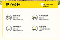 园艺工具手动修边铲 带把半月形草坪修边器 锯齿手草坪修边工具